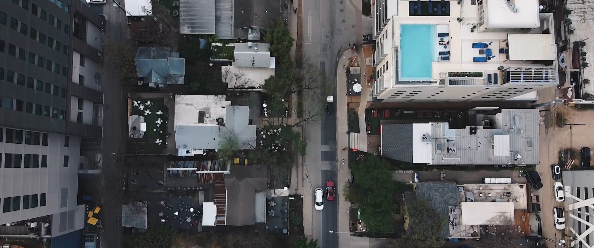 Austin seen from above