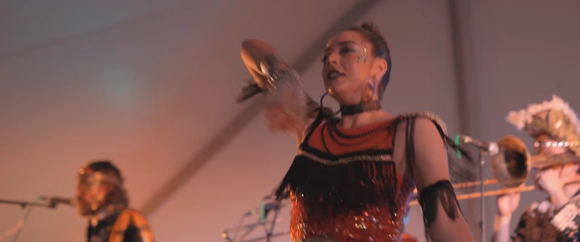 A dancer on stage