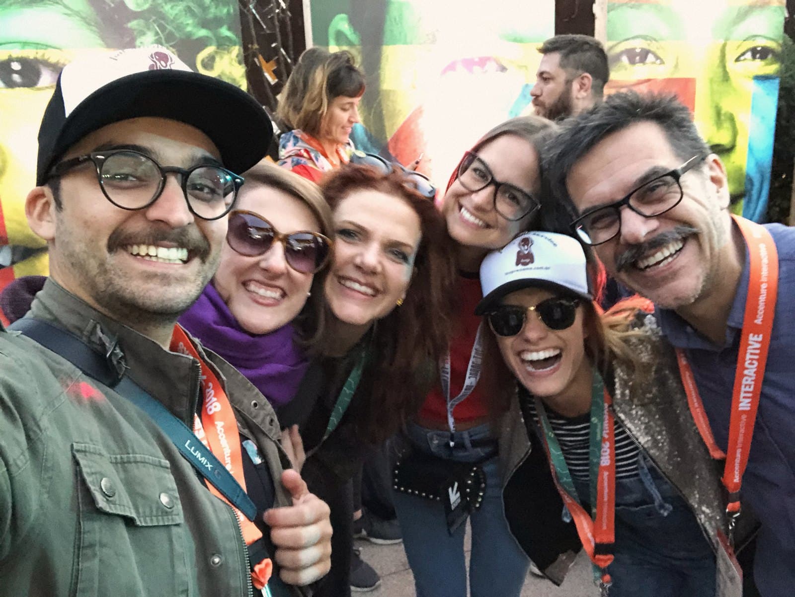 Group selfie at SXSW 2018
